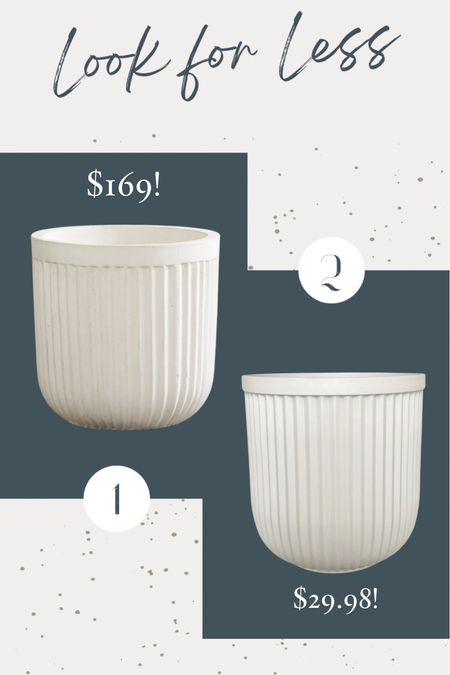 The viral white planters are back in stock! Get them now and get ready for Spring! Look for less

#LTKfindsunder50 #LTKsalealert #LTKhome