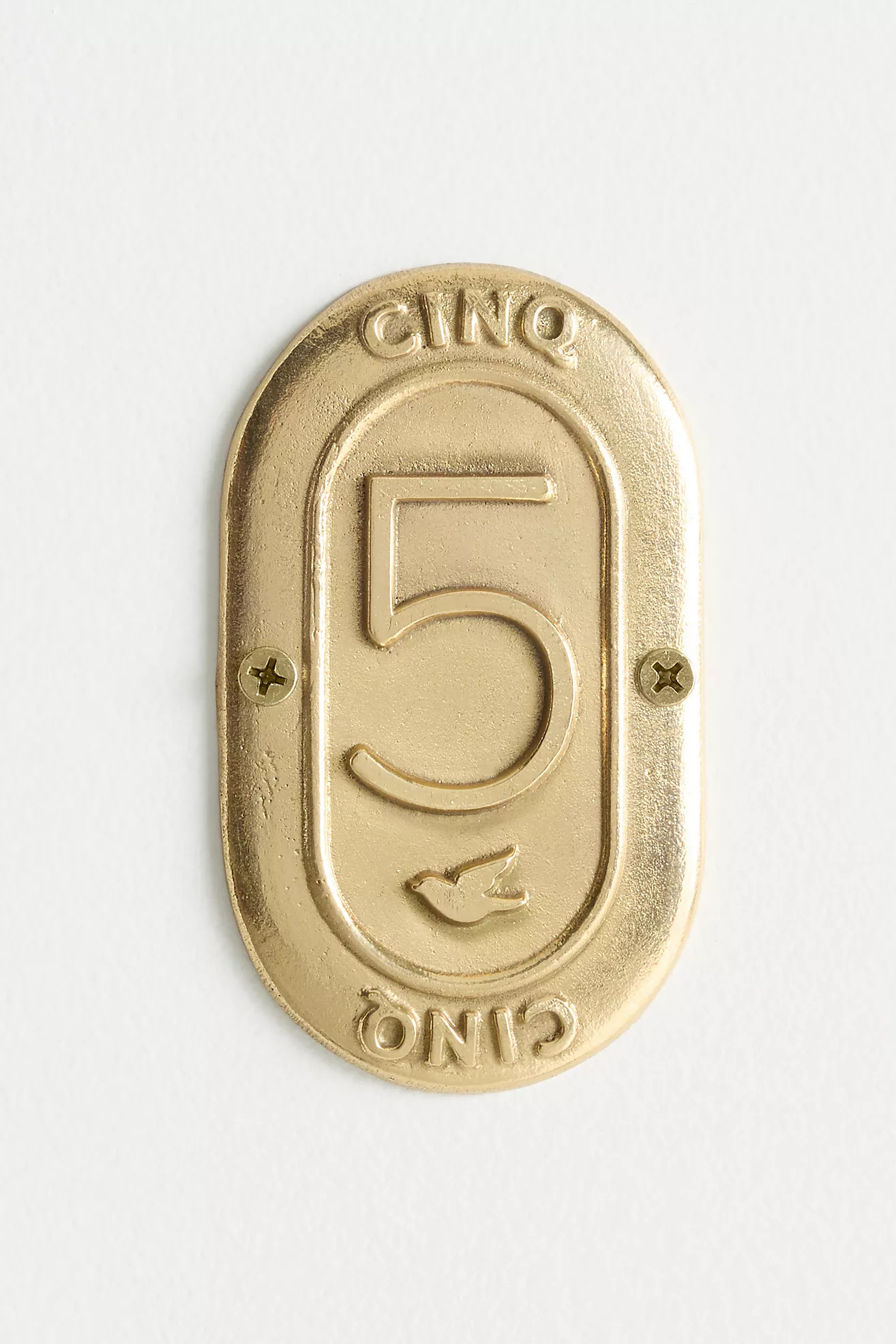 Claudette Brass House Numbers | Anthropologie (US)