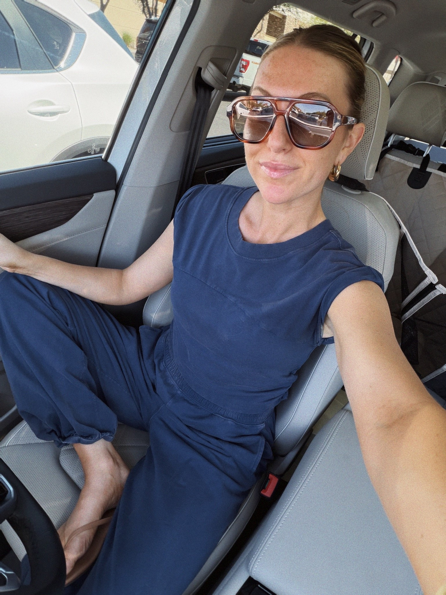 Comfy navy set! Wearing small