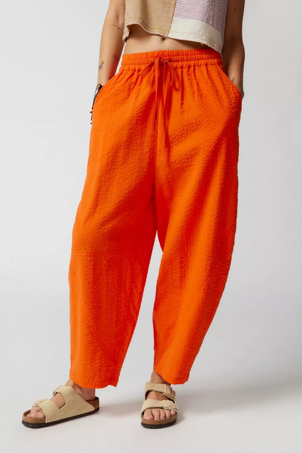 UO Jay Textured Wide-Leg Pant | Urban Outfitters (US and RoW)
