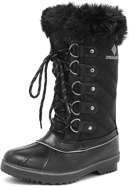DREAM PAIRS Women's Mid-Calf Waterproof Winter Snow Boots | Amazon (US)