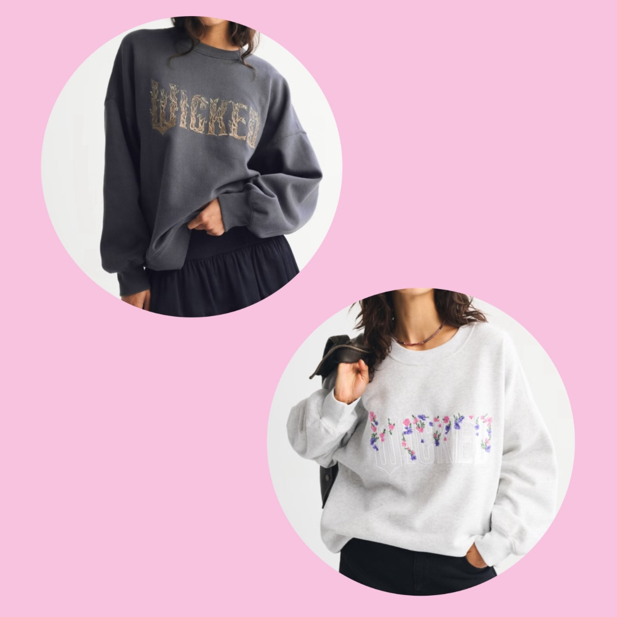 cute new wicked sweatshirts at abercrombie! linked the matching sweatpants too because we love a set! perfect ootd to celebrate for good 💜🫧🌸

#LTKSaleAlert #LTKFindsUnder100 #LTKStyleTip
