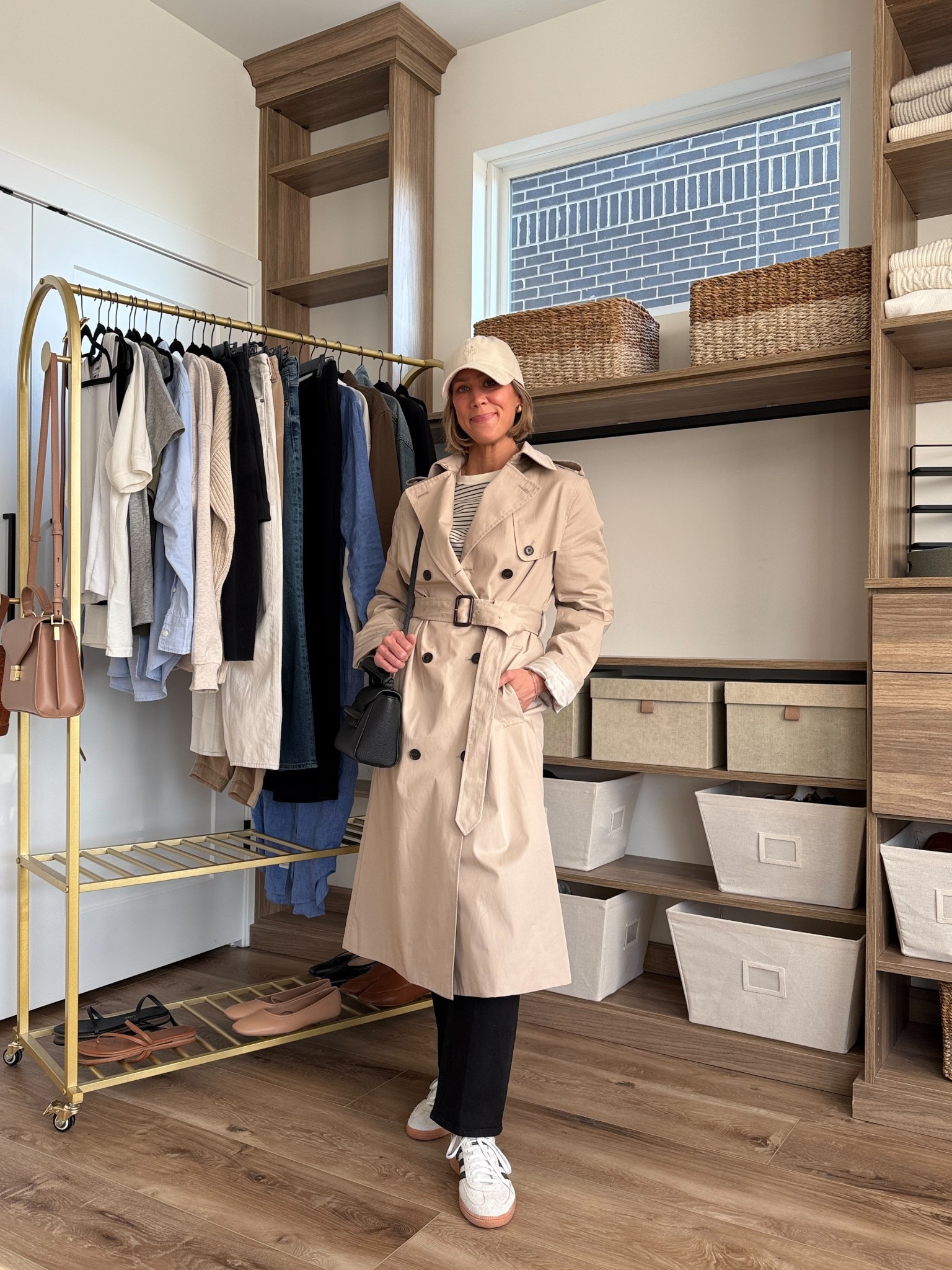 Wearing small trench (could have sized down one), 26/regular jeans, XS striped shirt, sneakers tts

#LTKFindsUnder100 #LTKFindsUnder50 #LTKStyleTip