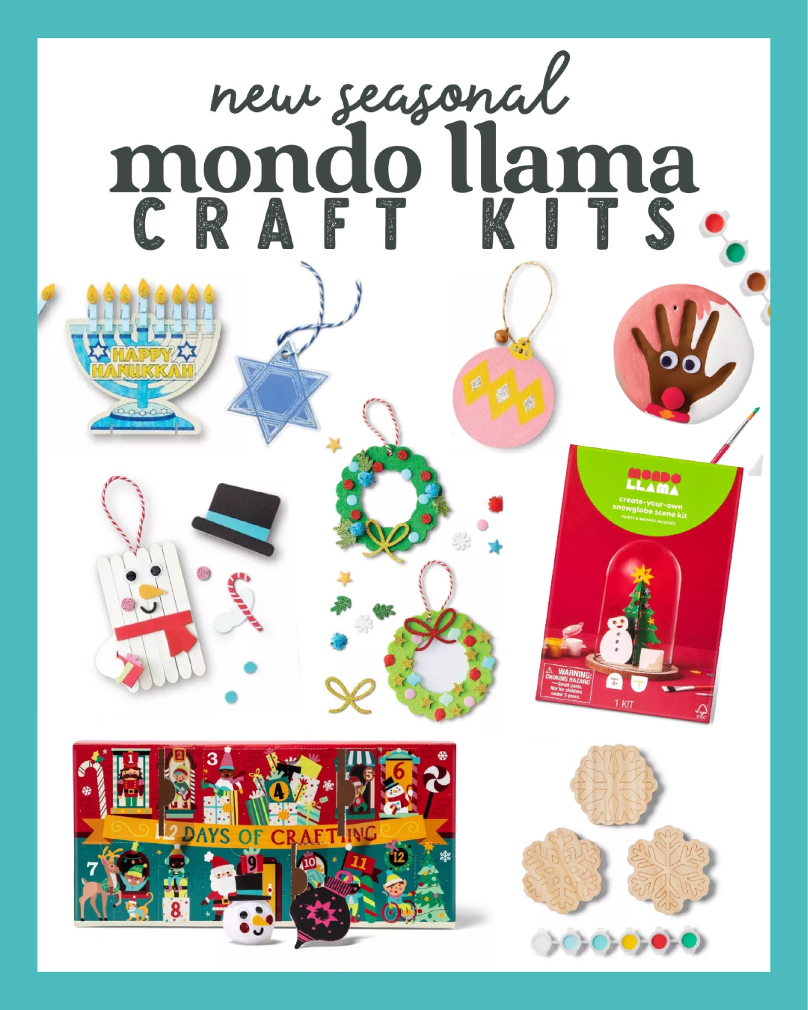 Create-Your-Own Paper Mache Easter Egg Kit - Mondo Llama 1 ct
