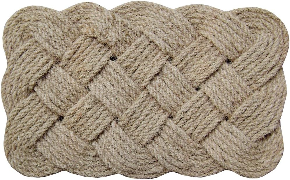 18 x 30 in. Lovers Knot Coir Indoor/Outdoor Doormat, Brown/Natural | Amazon (US)