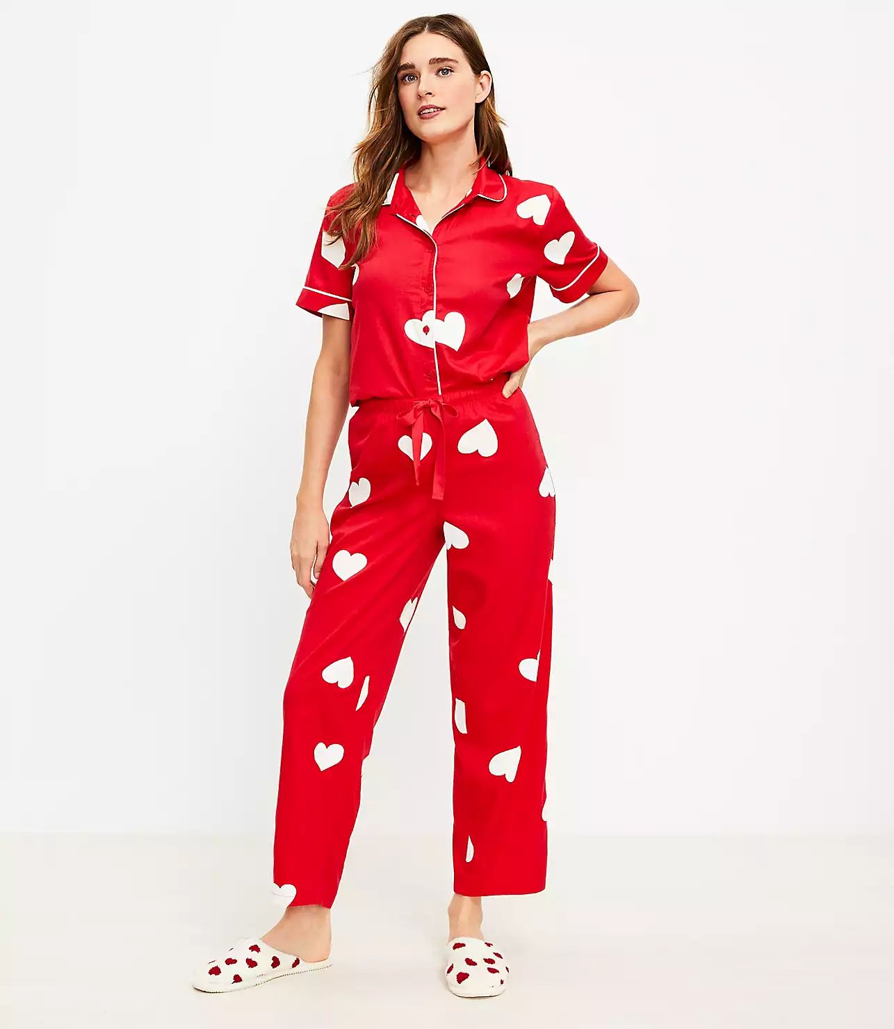 Heart Pajama Pants | LOFT