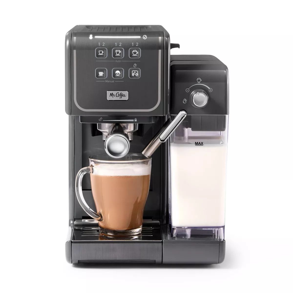 Mr. Coffee One-Touch Coffeehouse Espresso Cappuccino & Latte Maker Black | Target