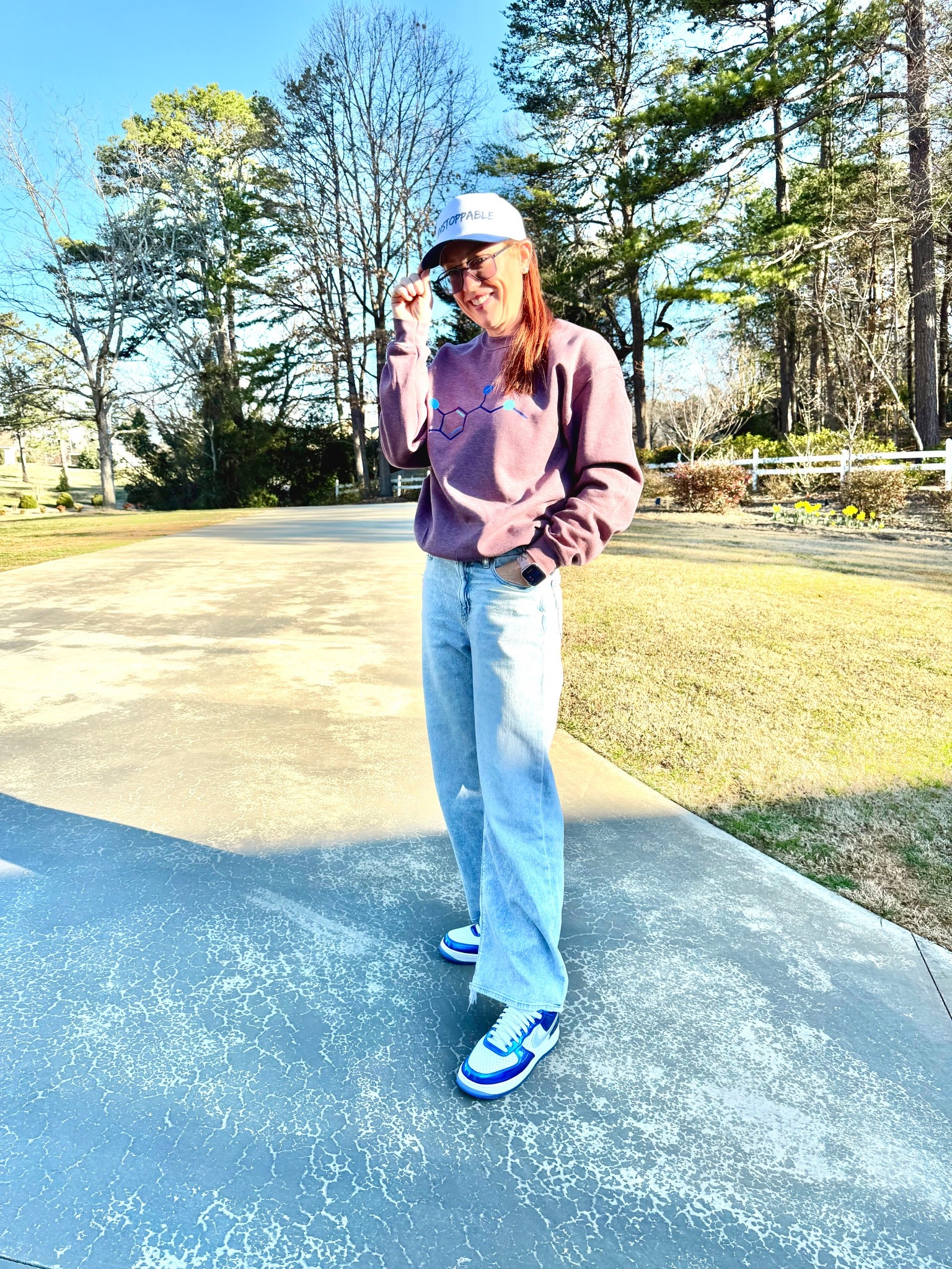 Stepping into spring with my go-to denim and fresh kicks! ✨ These wide-leg jeans are the perfect mix of comfy and cool, and I’m obsessed with the pop of blue in these sneakers. #sneakers #jeans #spring

#LTKSeasonal #LTKShoeCrush #LTKSpringSale