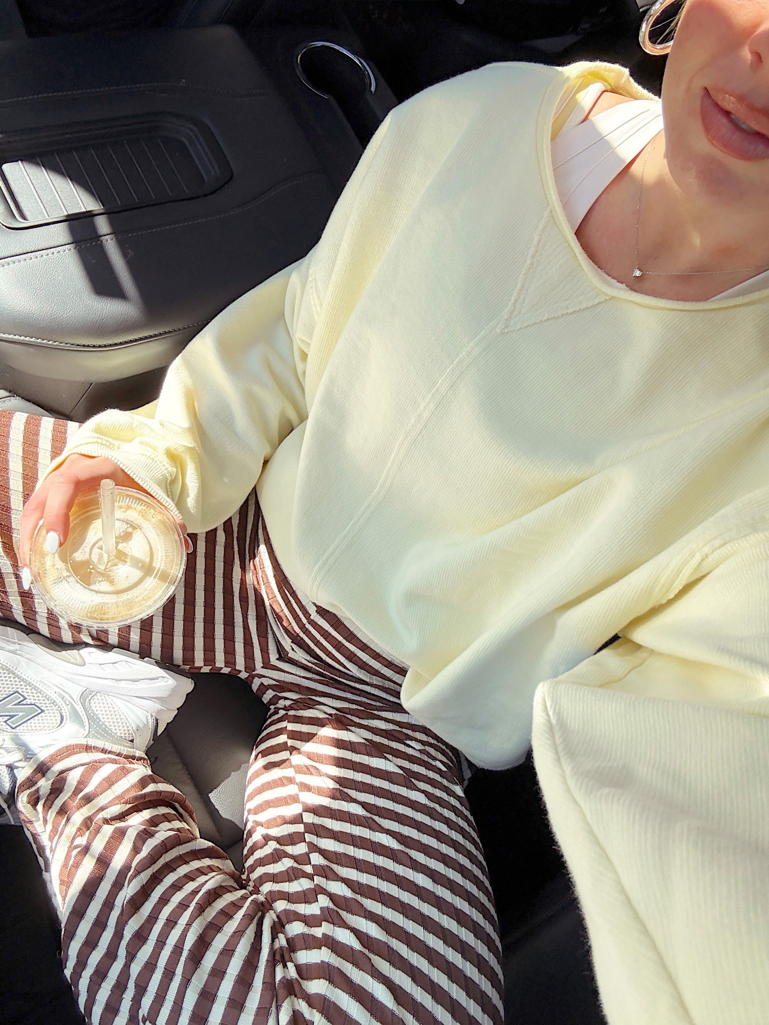 Casual mom running errands outfit idea❤️ wearing a medium in my top & medium tall in pants!

#LTKootd