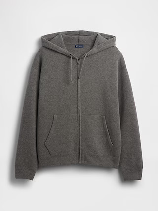 Heavyweight CashSoft Zip Sweater Hoodie | Gap (US)