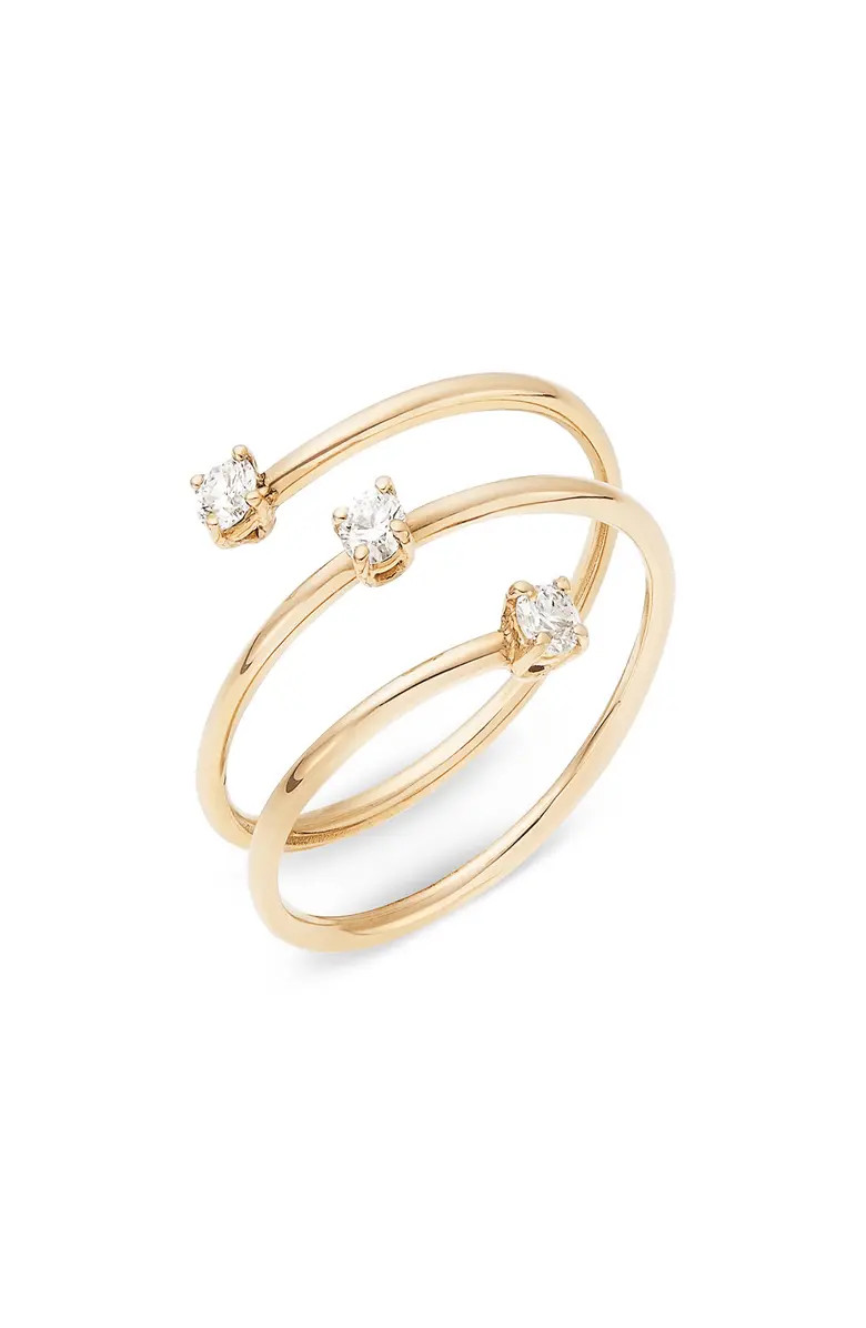 Triple Diamond Wrap Ring | Nordstrom