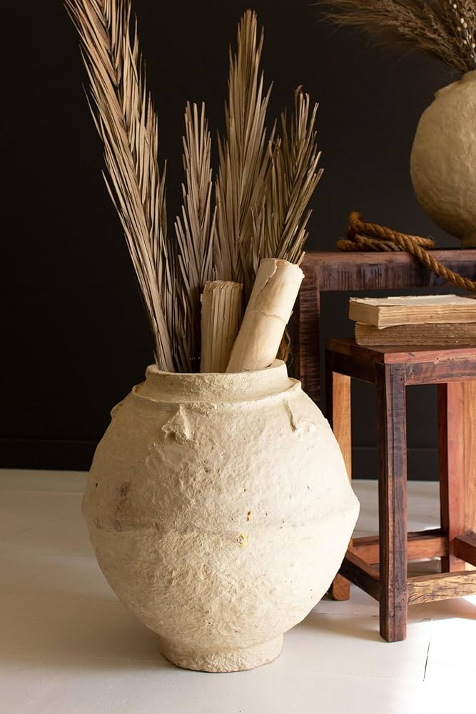 KALALOU NMCC1345 Paper Mache URN - 20" Dia | Amazon (US)