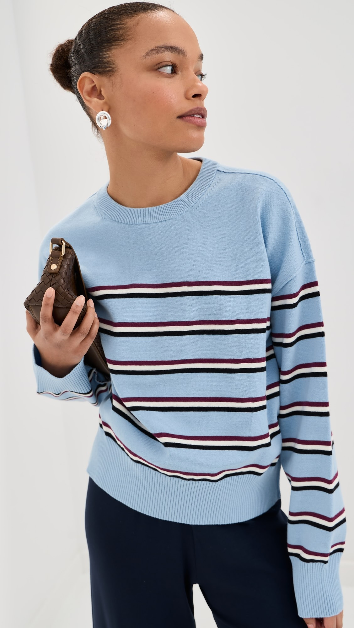 Striped Boxy Pullover | Shopbop
