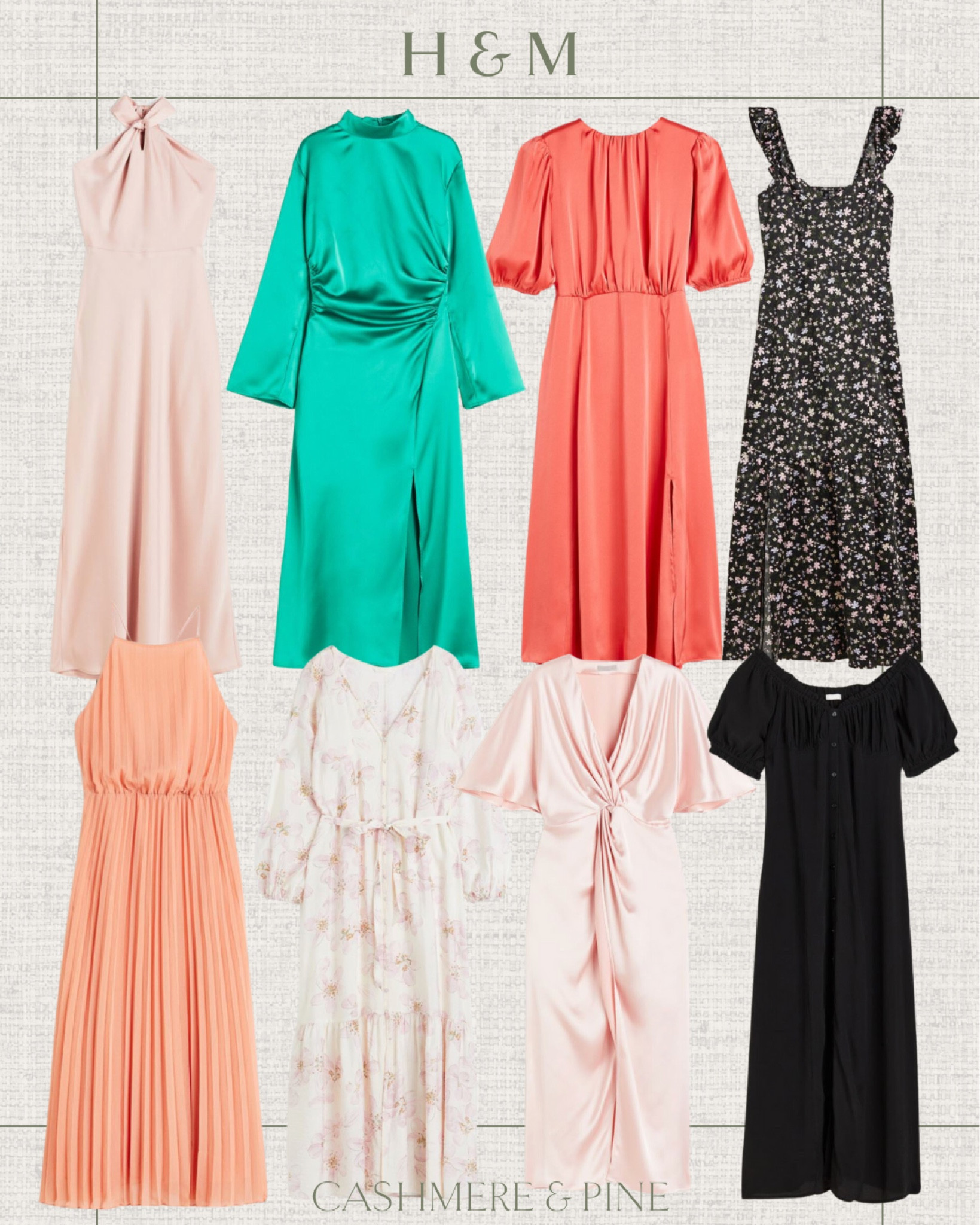 Dresses for any occasion from H&M

Easter outfit, wedding guest dress, affordable fashion, fashion inspo, outfit idea, comfortable, floral, satin 

#LTKstyletip #LTKunder50 #LTKwedding