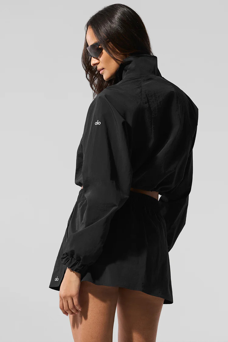 Cropped 1/4 Zip Alumni Pullover | Alo Yoga (US)