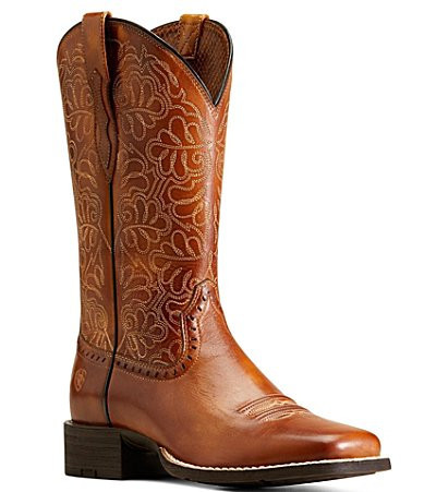 Ariat Women's Round Up Remuda Leather Western Mid Boots - 8.5 | Dillard's