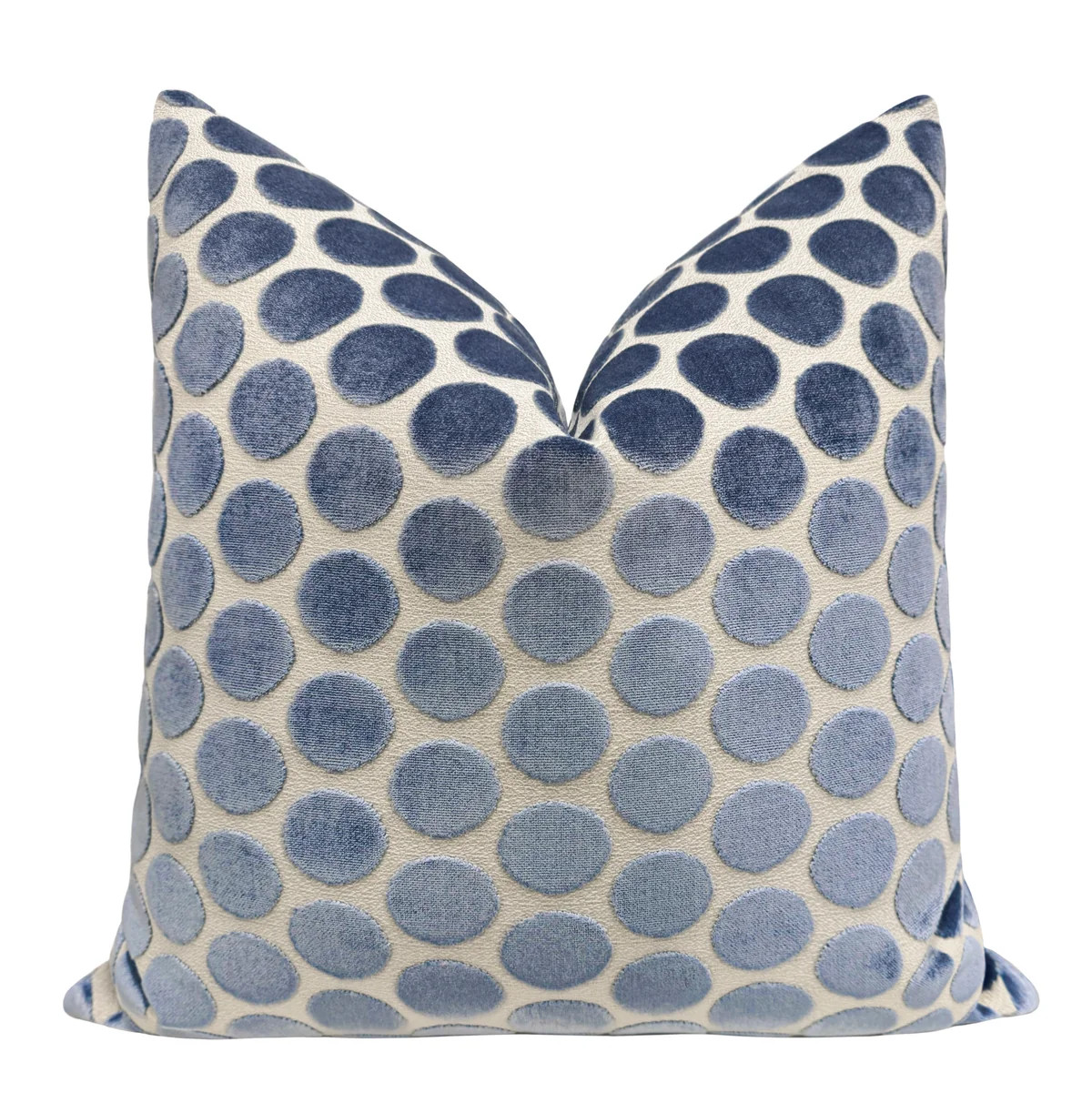 LUNA CUT VELVET // CAPRI BLUE | LITTLE DESIGN LLC