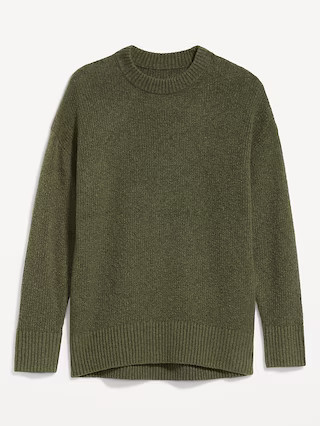SoSoft Crew-Neck Tunic Sweater | Old Navy (US)