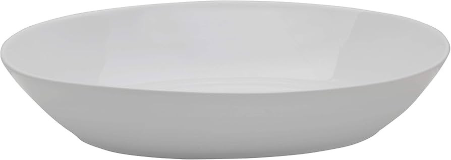 Everyday White by Fitz and Floyd Oval Serve Bowl, 14.25-Inch, White | Amazon (US)