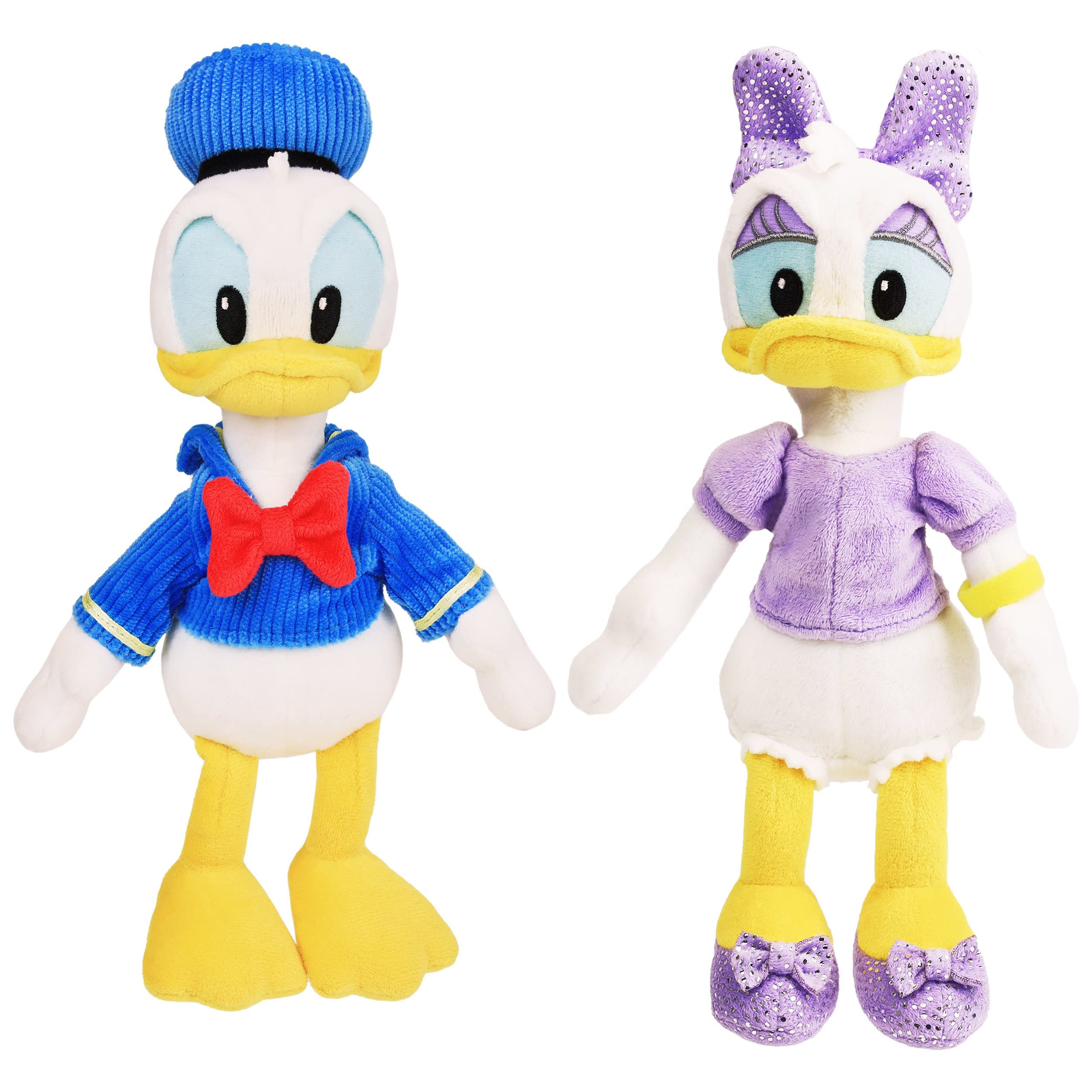 Disney Junior Donald and Daisy Duck Beanbag Plushie 2-Pack, Stuffed Animals, Kids Toys for Ages 2... | Amazon (US)