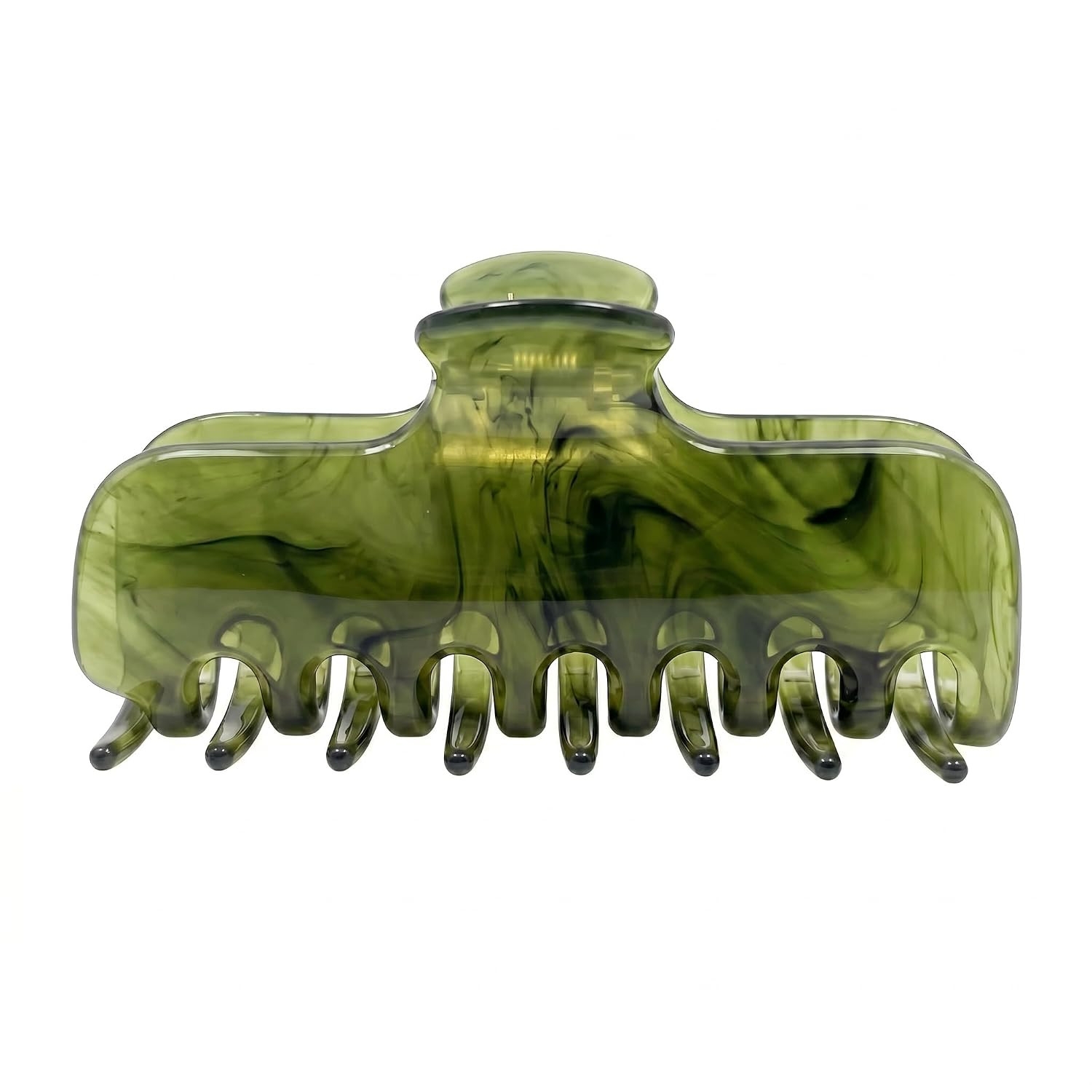 4 Inch Large Acetate Claw Clip for Women,Green Hair Clip | Amazon (US)