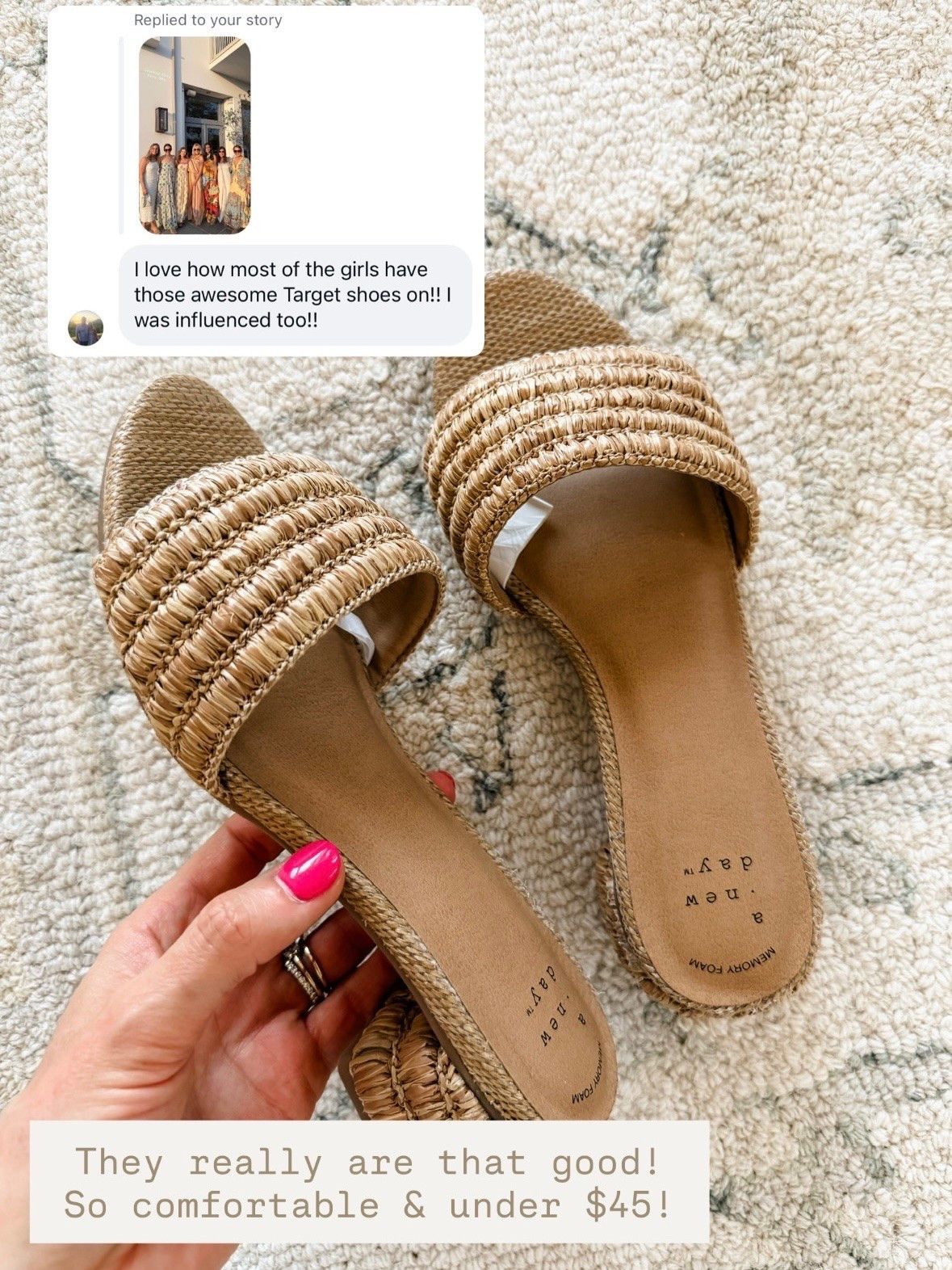 The perfect summer sandal! I love the low heel! 

Loverly Grey, Target find, neutral sandals, neutral heels, woven sandals, woven heels

#LTKootd #LTKSeasonal