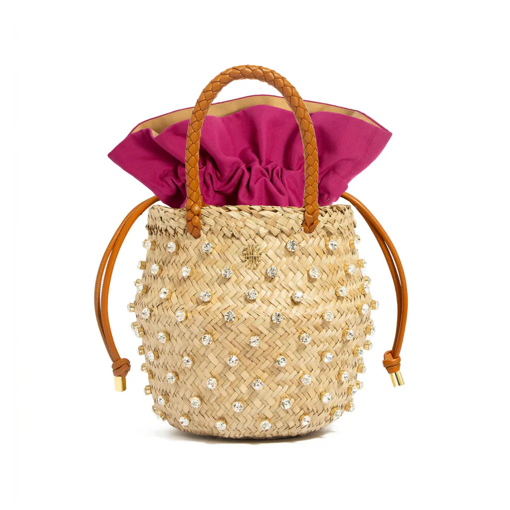 Nina Crystal Cotton in Bougainvillea | Over The Moon