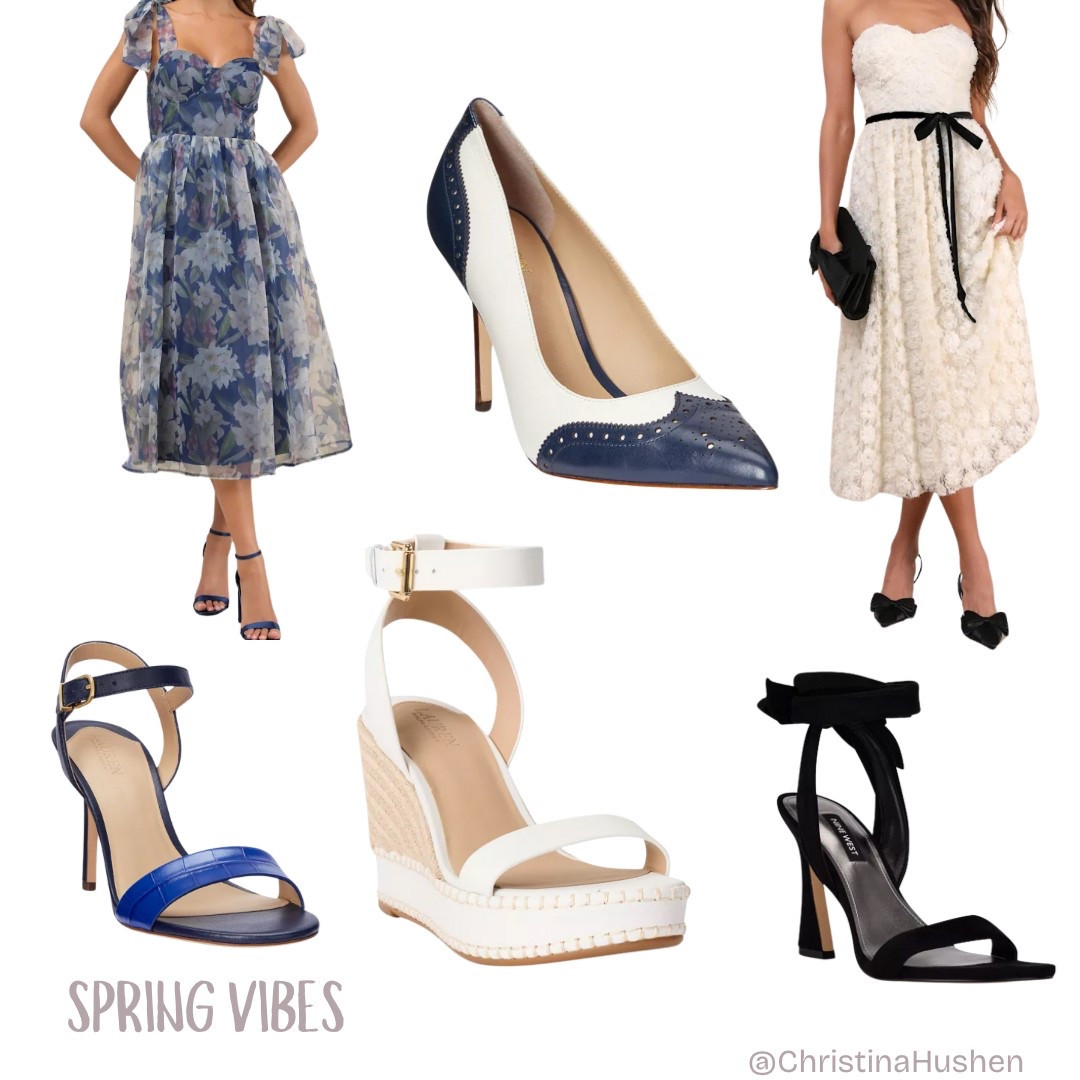 Spring vibes in full bloom! These dreamy dresses + chic heels are perfect for weddings, garden parties, or any sunshine-soaked outing. Which look is your fave—floral romance or lacy elegance?
#LTKSpringStyle #SpringFashion #WeddingGuestOutfit #SpringVibes #LTKStyle #LTKDress #SpringShoes #DressesAndHeels

#LTKOver40 #LTKPetite #LTKSaleAlert