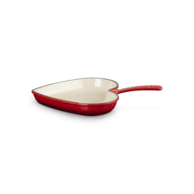 Le Creuset Enameled Cast Iron Traditional Heart Skillet, 10.25 In. - Pêche | Wayfair North America