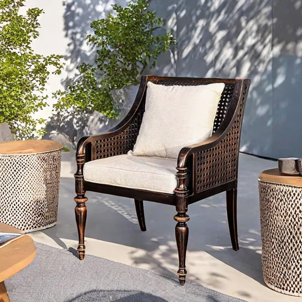 Tarvaris Metal Outdoor Lounge Chair | Wayfair North America