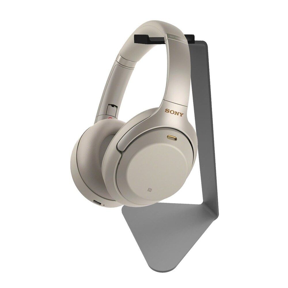 Sony WH-1000XM3 Wireless Noise Cancelling Headphones with Kanto H1 Stand - Silver (Silver) | Bed Bath & Beyond