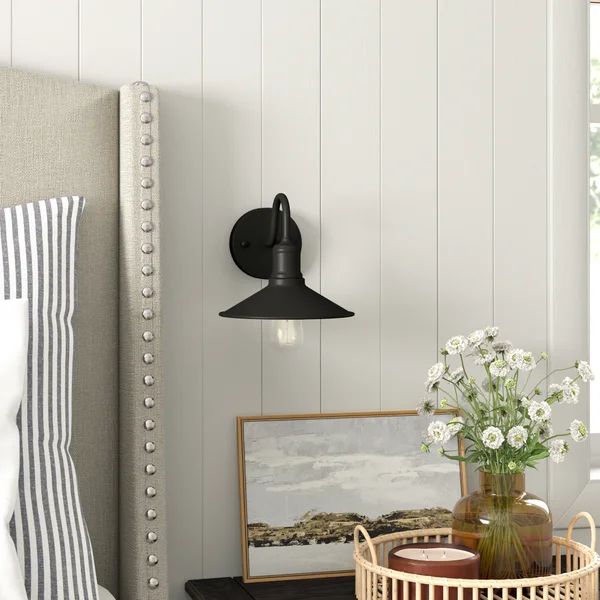 Morgan 1 - Light Dimmable Armed Sconce | Wayfair North America