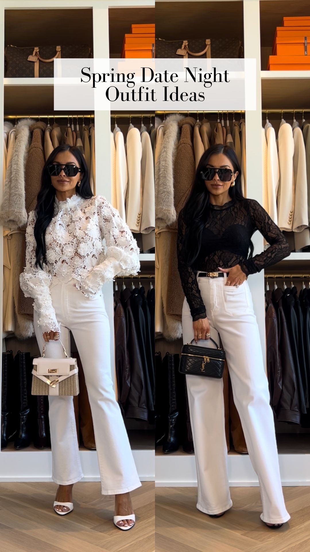 My favorite white jeans for spring
Styling my two favorite white jeans that are actually flattering for date night 
Madewell crop white jeans from Nordstrom wearing a 24 - run TTS
Frame white jeans wearing a 24
Bardot white lace top 
Nordstrom black lace bodysuit 
Amazon Hermes inspired belt 
White heels from Nordstrom




#LTKootd #LTKPetite #LTKOver40