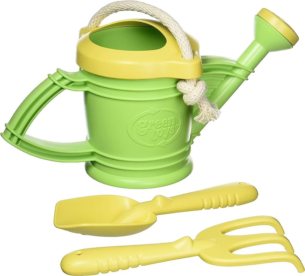 Green Toys Watering Can, Green 4C - Pretend Play, Motor Skills, Kids Outdoor Role Play Toy. No BP... | Amazon (US)