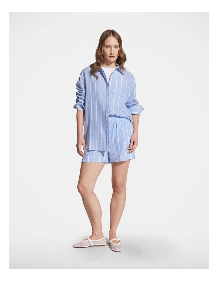DecjubaKrystal Stripe Shirt in Soft Blue | Myer