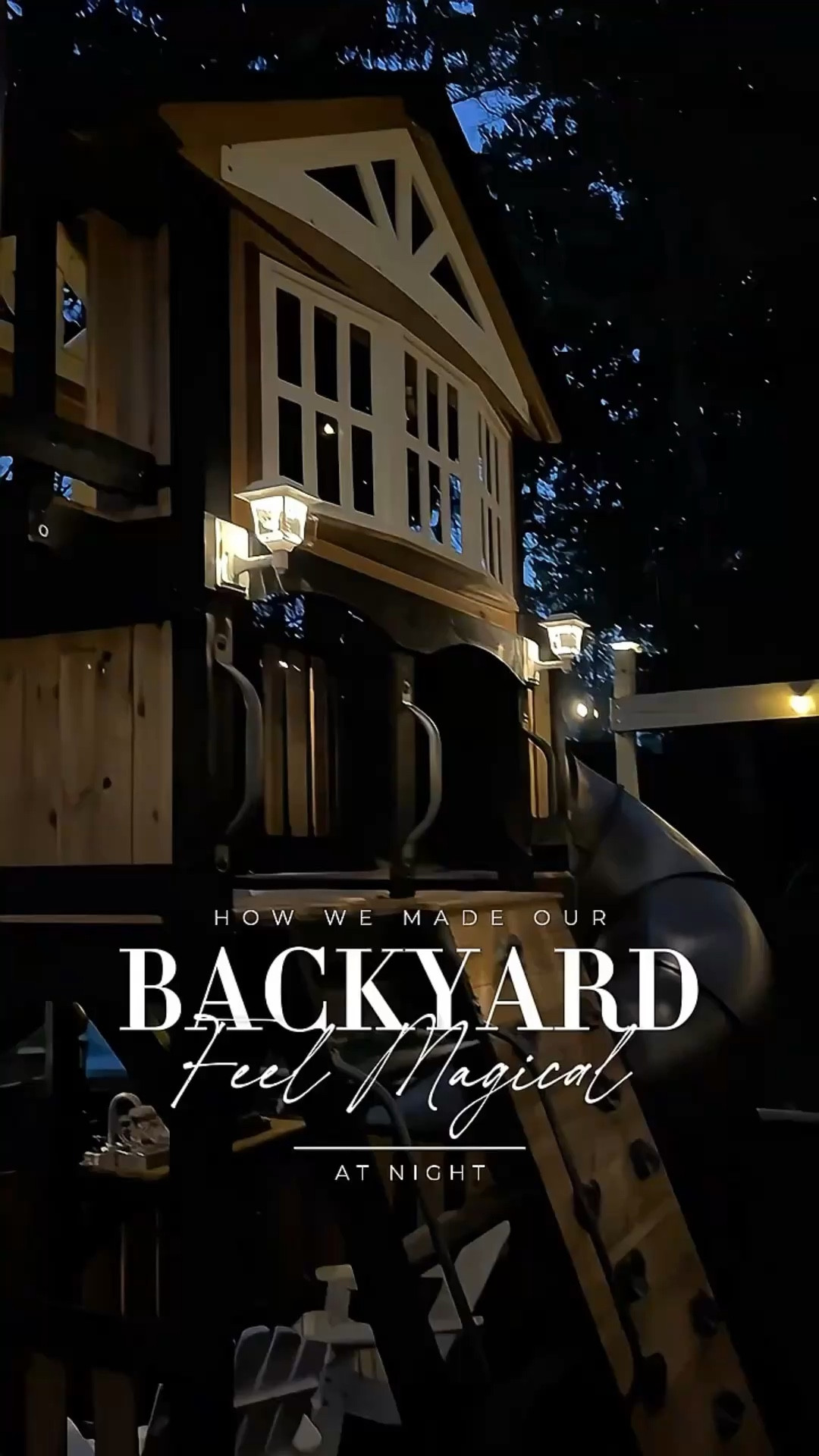 How we made our backyard feel magical at night ✨

Solar backyard lights, playset lighting, and outdoor movie night setup that made our backyard feel magical after dark. Everything I used for the backyard glow is linked here — from the solar lantern sconces and orb lights to the trampoline lights and pergola movie setup.






•
solar backyard lights • backyard lighting ideas • playset lights • outdoor movie night setup • pergola string lights • trampoline lights • fence post caps • outdoor candles
#backyardlighting #outdoormovie #solarlights #outdoorliving #summerbackyard

#LTKKids #LTKHome #LTKSeasonal