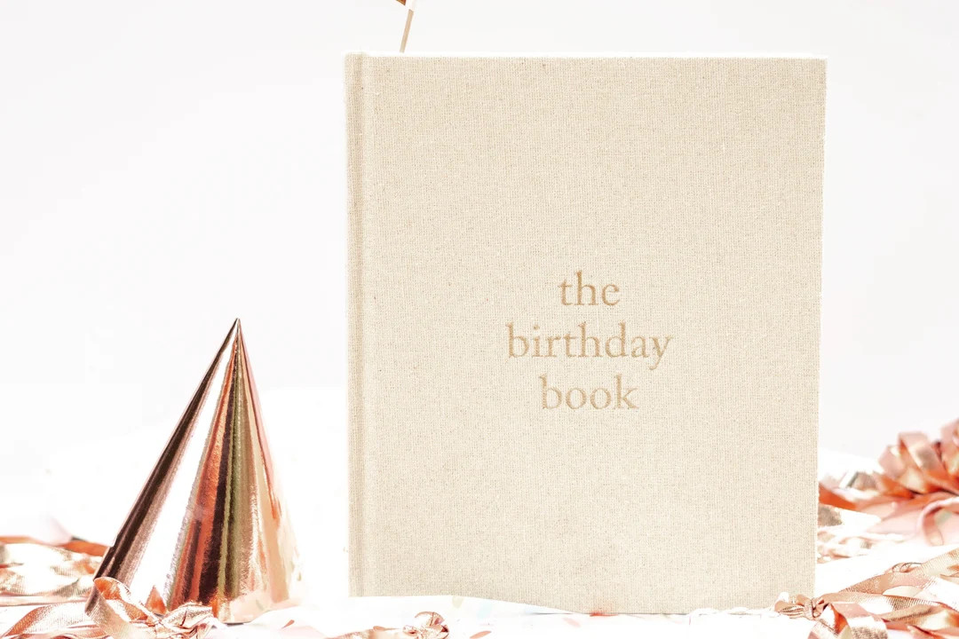 Birthday Book for First Birthday Gift New Baby Memory Book Unique Baby Shower Gift to New Mom Bir... | Etsy (US)