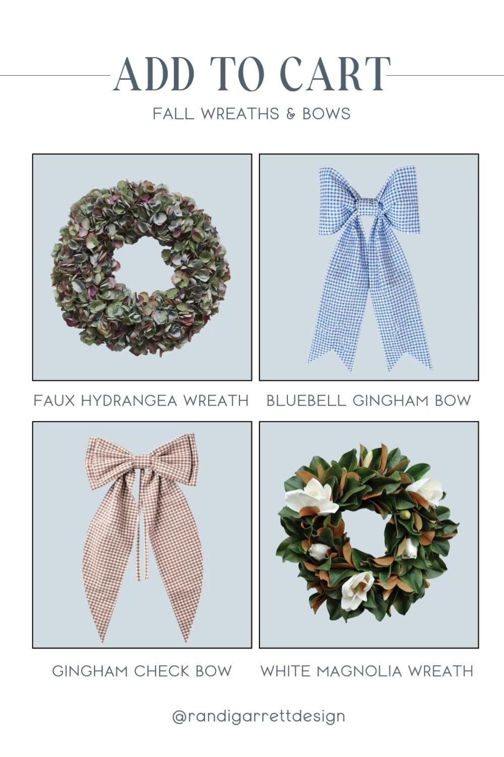 Fall-inspired door wreaths and bows I'd recommend adding to your cart for your home this season! 

 #LTKSeasonal #LTKHome