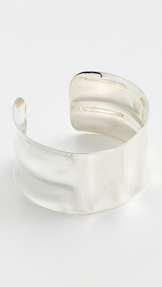Silver Hammered Cuff Bracelet | Shopbop