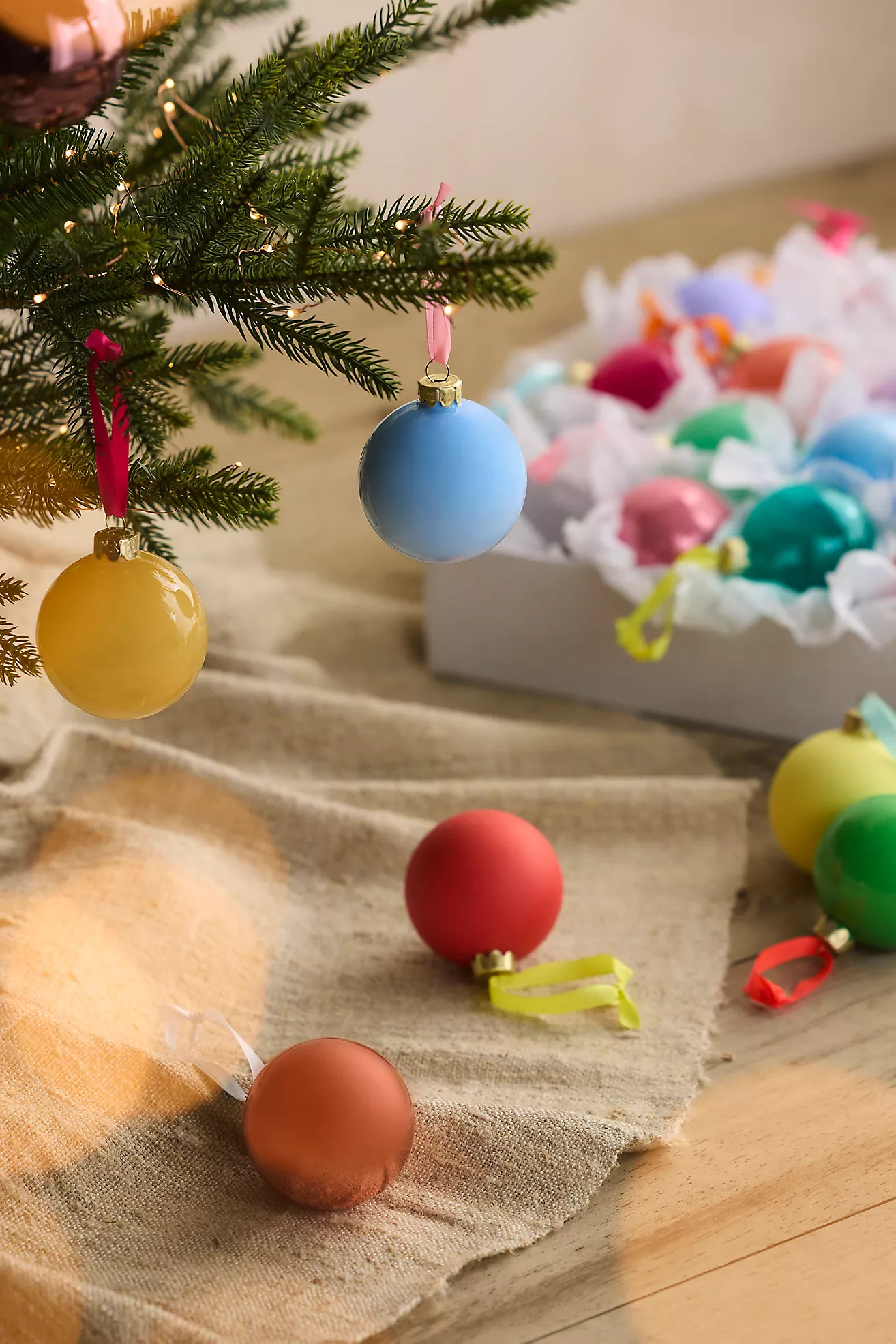 Good Cheer Bauble Midi Ornaments, Set of 25 | Anthropologie (US)