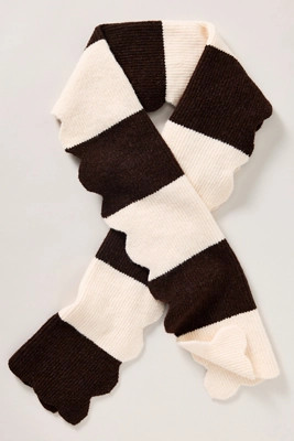 Scallop Stripe Scarf | Anthropologie (US)