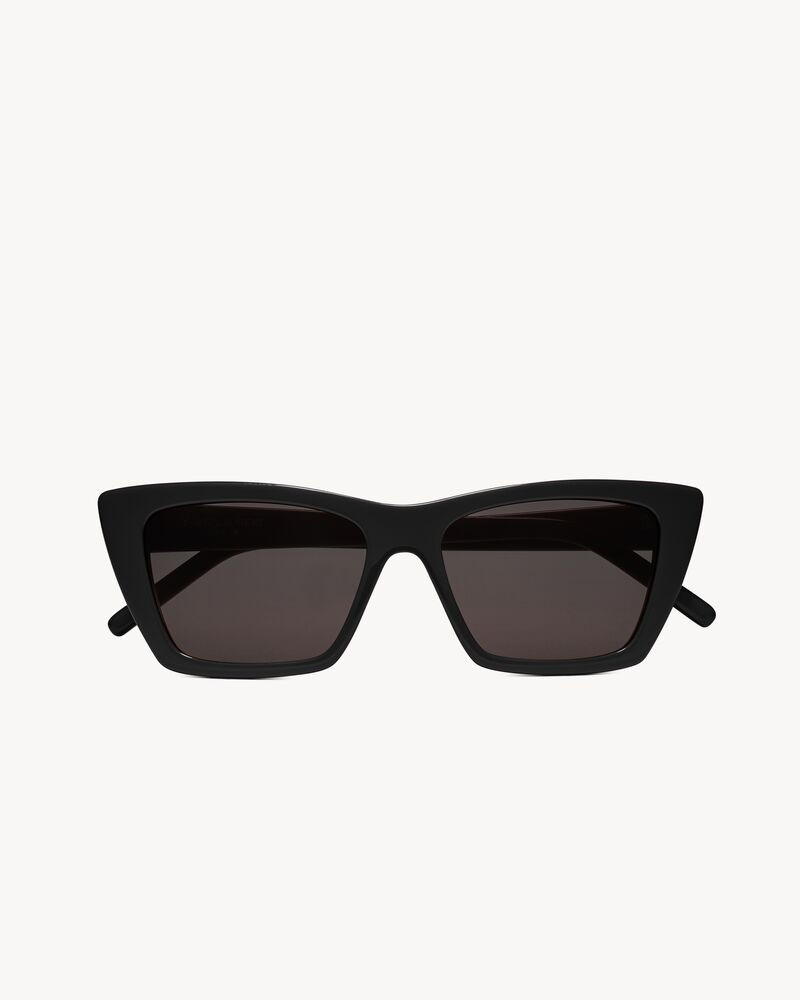 Sunglasses with cat-eye frames and nylon lenses. | Saint Laurent Inc. (Global)