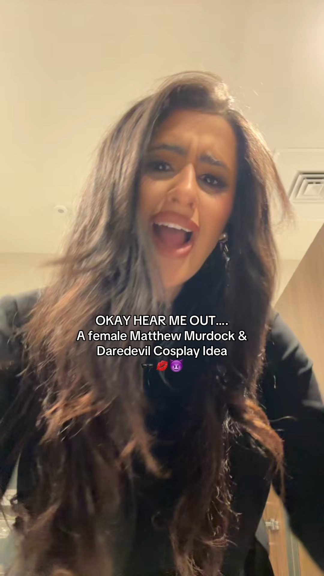 Female Matt Murdock & Daredevil cosplay 🕶️💋😈