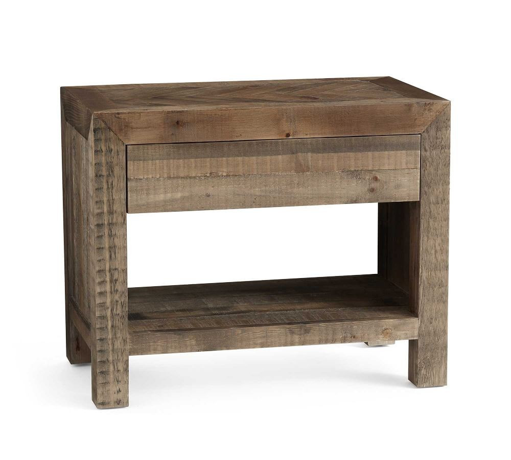 Hensley 32" Reclaimed Wood Nightstand | Pottery Barn (US)