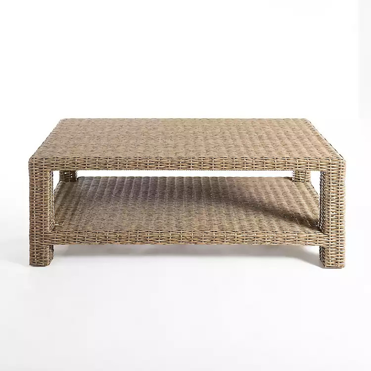Woven Oasis Outdoor Coffee Table | Kirkland's Home