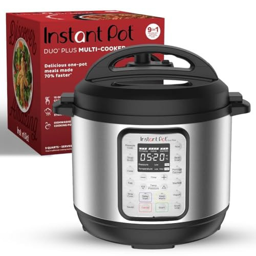 Instant Pot Duo Plus 9-in-1 Multicooker, Pressure Cooker, Slow Cook, Rice Maker, Steamer, Sauté, Yogurt, Warmer & Sterilizer, Includes App With Over 800 Recipes, Stainless Steel, 6 Quarts | Amazon (US)