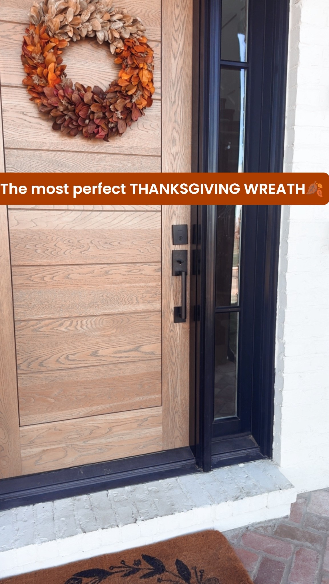 The most perfect Thanksgiving Wreath🍂