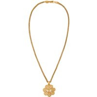 CHANEL PRE-OWNED cc logo pedant necklace - Metallic | Farfetch EU