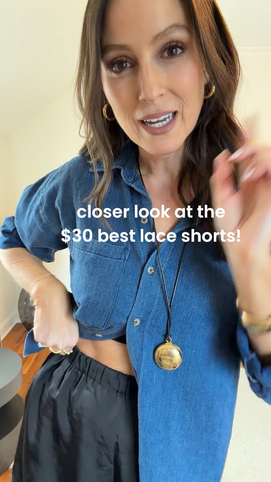 Linked not only the best lace shorts on sale for $30 today!!! But also pieces to style them with! Size down if you’re between sizes!
