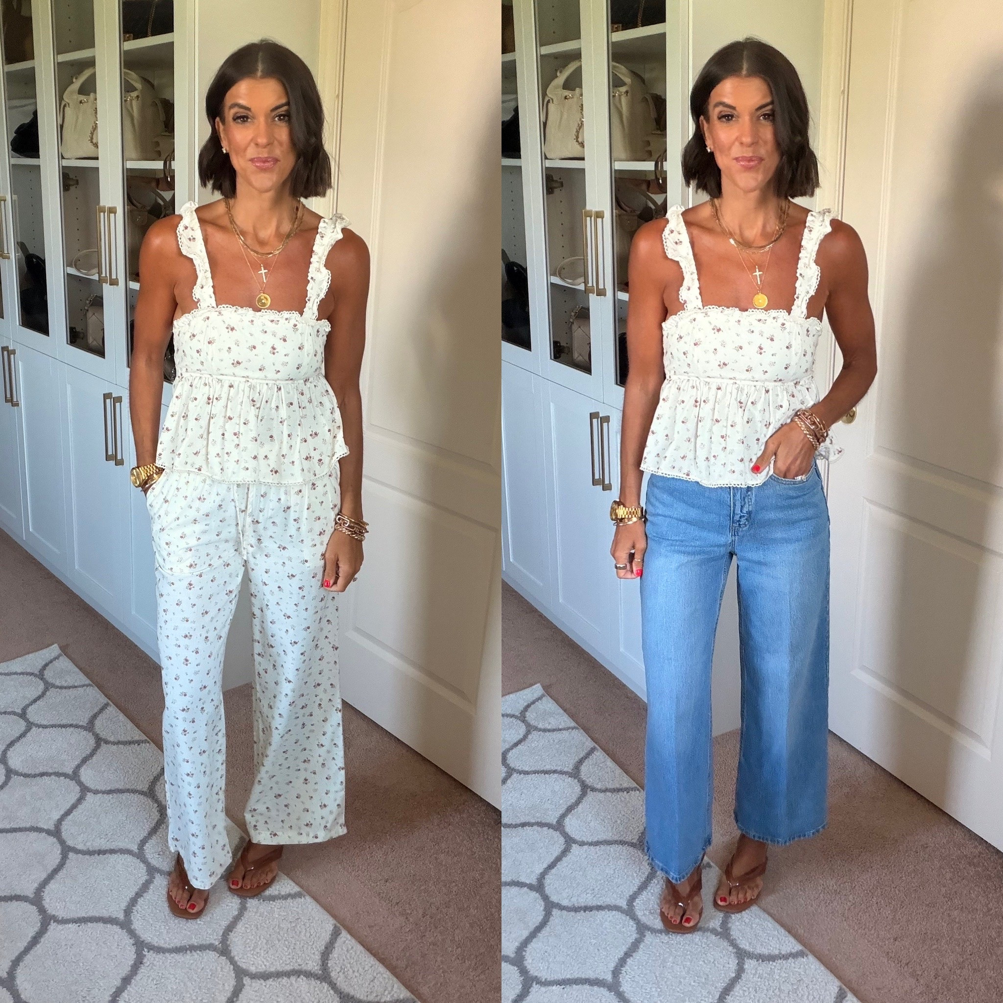 The absolute cutest Walmart set! Size xs in both pieces, size 0 in jeans

#LTKSaleAlert #LTKootd #LTKSeasonal